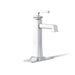KOHLER K-26430-4K Riff Tall single-handle bathroom sink faucet, 1.0 gpm, polished chrome