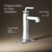 KOHLER K-26430-4N Riff Tall single-handle bathroom sink faucet, 0.5 gpm, polished chrome - view 3