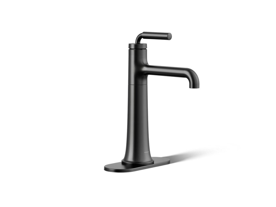 KOHLER K-26437-4 Tone Tall single-handle bathroom sink faucet, 1.2 gpm, matte black