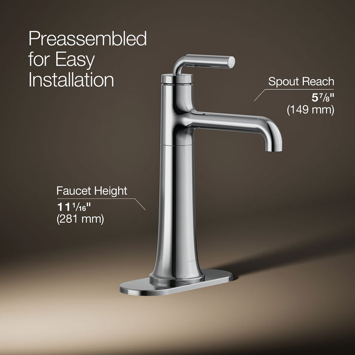 KOHLER K-26437-4 Tone Tall single-handle bathroom sink faucet, 1.2 gpm