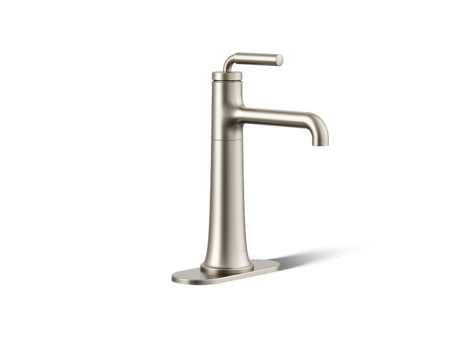 KOHLER K-26437-4 Tone Tall single-handle bathroom sink faucet, 1.2 gpm, vibrant brushed nickel