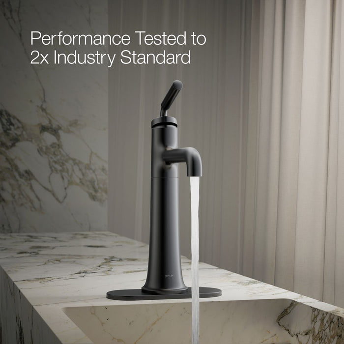 KOHLER K-26437-4K Tone Tall single-handle bathroom sink faucet, 1.0 gpm, matte black - view 5