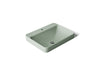 KOHLER K-2660-1 Vox 23" rectangular vessel bathroom sink, aspen green