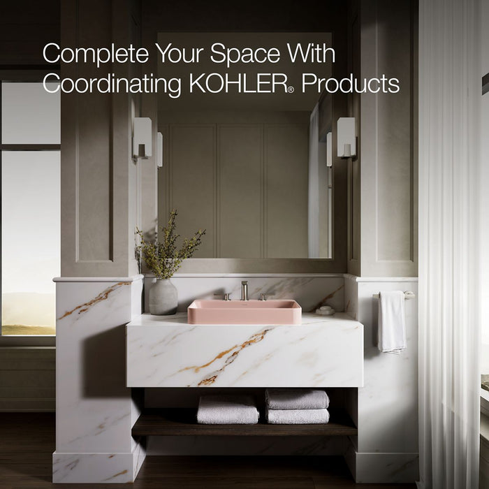 KOHLER K-2660-8 Vox 23" rectangular vessel bathroom sink