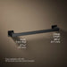 KOHLER K-26633 Honesty 18" towel bar, matte black - view 4