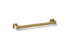 KOHLER K-26633 Honesty 18" towel bar, vibrant brushed moderne brass