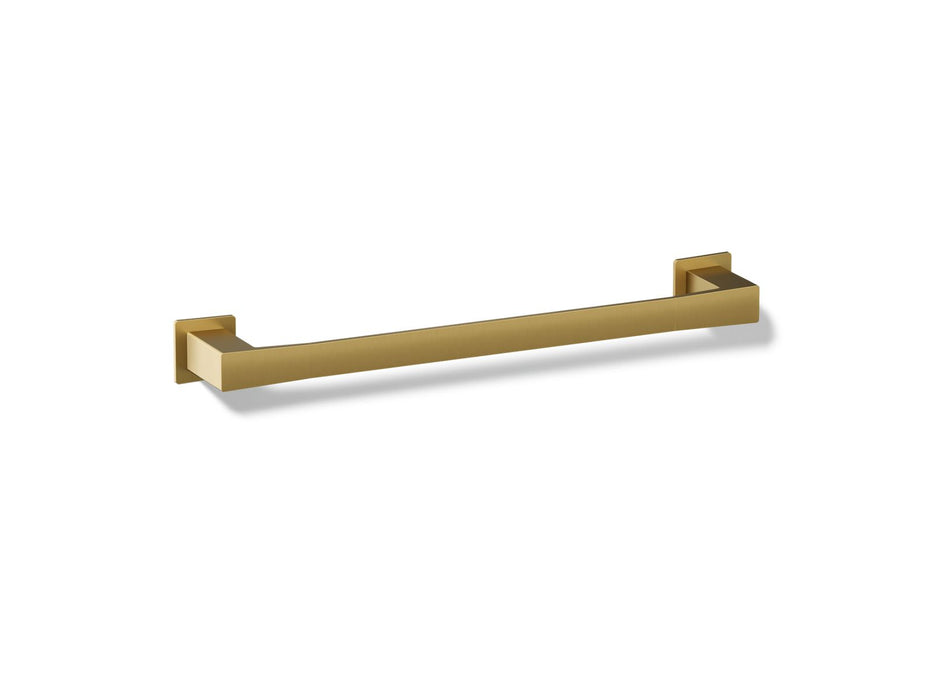 KOHLER K-26633 Honesty 18" towel bar, vibrant brushed moderne brass