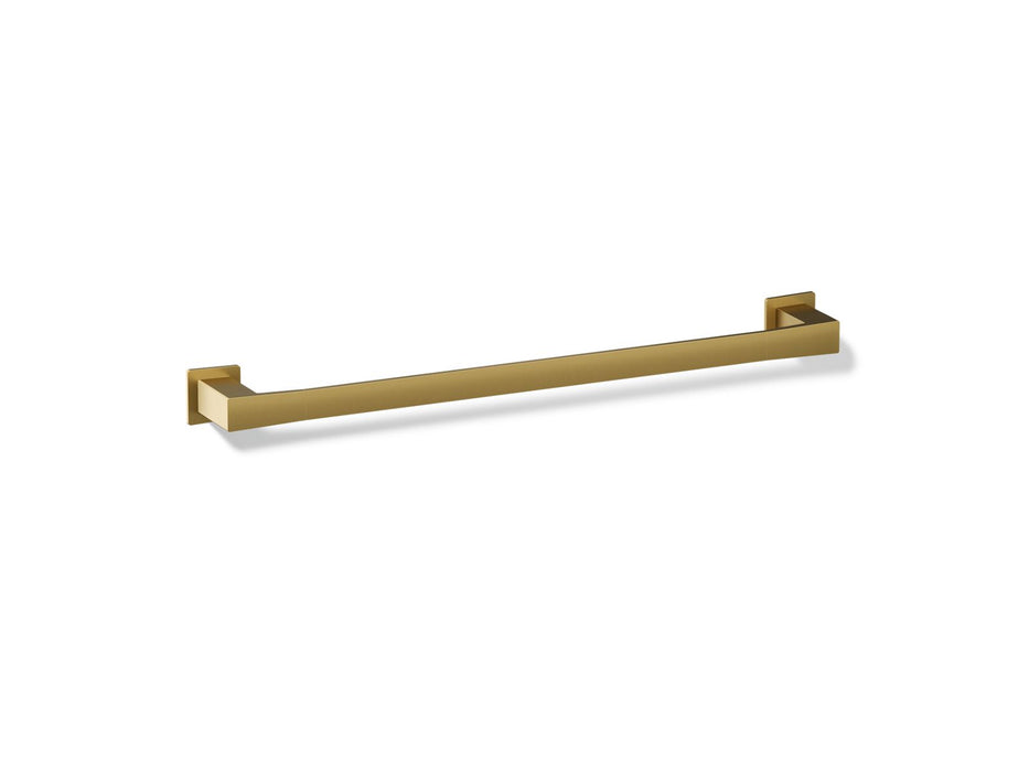 KOHLER K-26634 Honesty 24" towel bar, vibrant brushed moderne brass