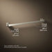 KOHLER K-26634 Honesty 24" towel bar, vibrant brushed nickel - view 4