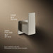 KOHLER K-26636 Honesty Robe hook, vibrant brushed nickel - view 5
