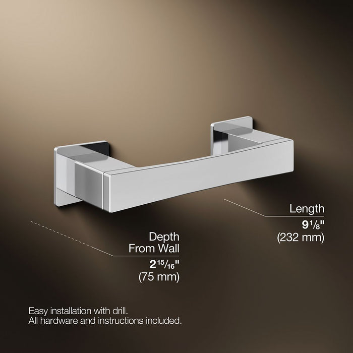 KOHLER K-26638 Honesty Pivoting toilet paper holder, polished chrome - view 5