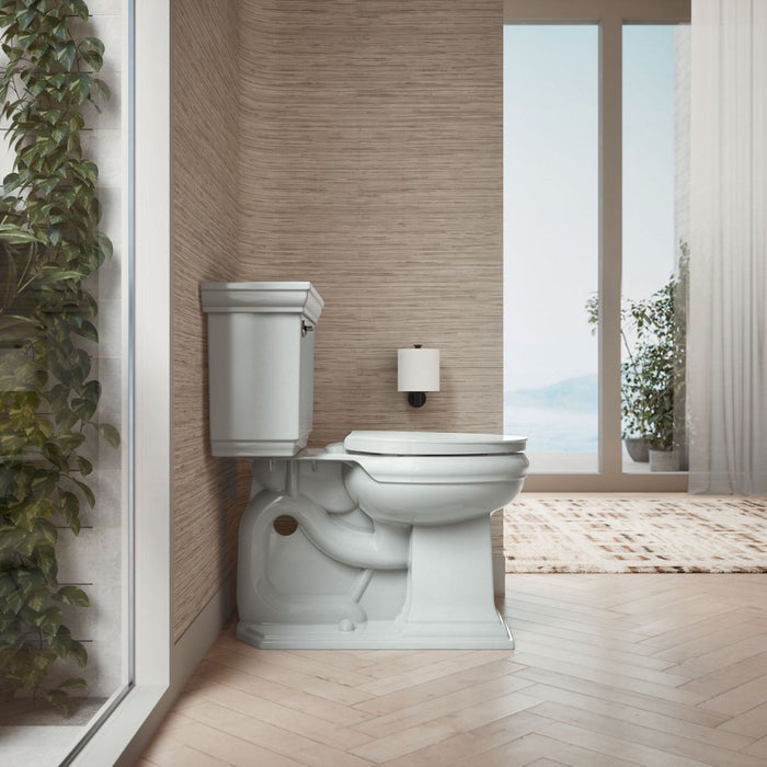 KOHLER K-26802 Impro ReadyLatch Quiet-Close round-front toilet seat, ice grey - view 3
