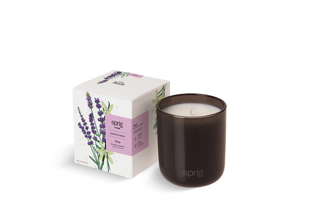 KOHLER K-26803-A1 Sprig Sleep Scented Candle (Lavender + Vanilla)