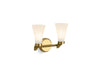 KOHLER K-26847-SC02 Simplice Two-light sconce, brushed moderne brass - view 3