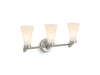 KOHLER K-26848-SC03 Simplice Three-light sconce, brushed nickel - view 3