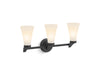 KOHLER K-26848-SC03 Simplice Three-light sconce, matte black - view 3