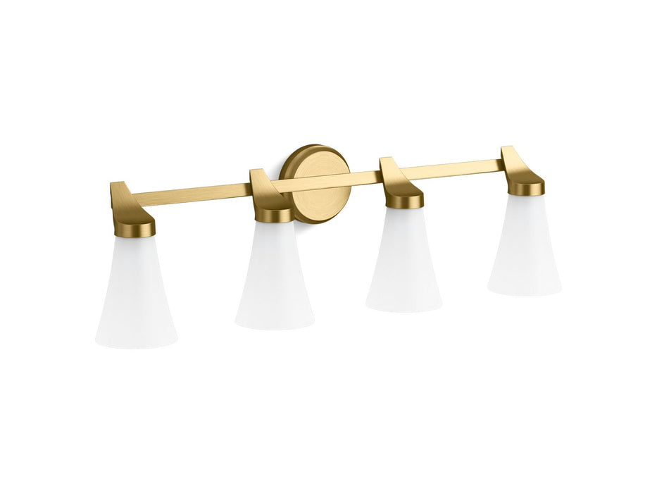 KOHLER K-26849-SC04 Simplice Four-light sconce, brushed moderne brass - view 2