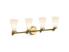 KOHLER K-26849-SC04 Simplice Four-light sconce, brushed moderne brass - view 3