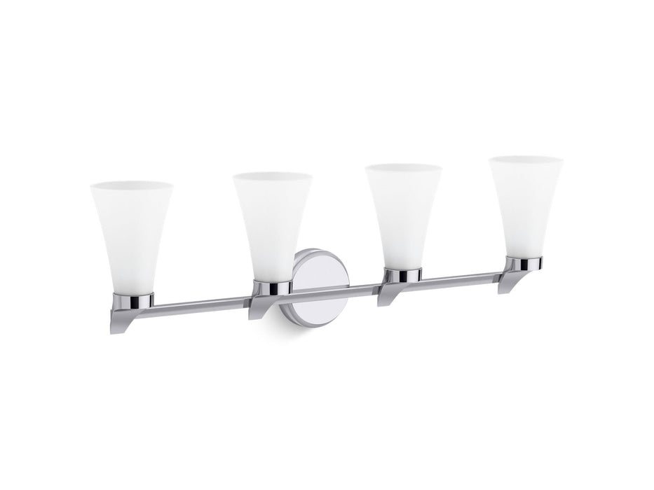 KOHLER K-26849-SC04 Simplice Four-light sconce, polished chrome