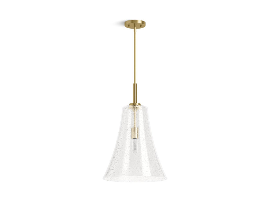 KOHLER K-26851-PE01 Simplice 14" pendant, brushed moderne brass
