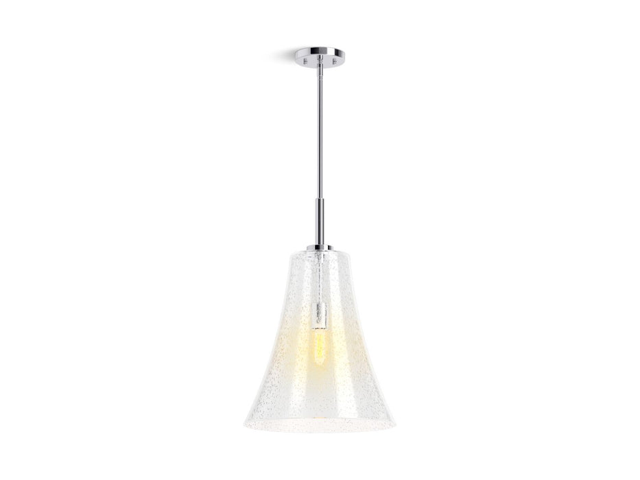 KOHLER K-26851-PE01 Simplice 14" pendant, polished chrome - view 2