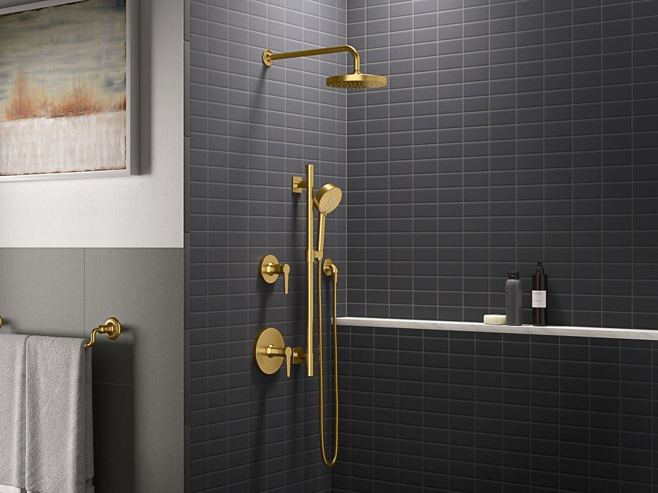 KOHLER K-26914-Y Awaken Showering kit, 2.5 gpm, vibrant brushed moderne brass - view 3
