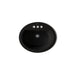 KOHLER K-2699-4 Bryant 20-1/4" oval drop-in bathroom sink, black black - view 5