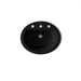 KOHLER K-2699-8 Bryant 20-1/4" oval drop-in bathroom sink, black black - view 3