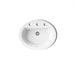 KOHLER K-2699-8 Bryant 20-1/4" oval drop-in bathroom sink, white - view 3