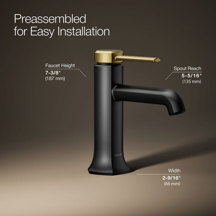KOHLER K-27000-4 Occasion Single-handle bathroom sink faucet, 1.2 gpm