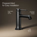 KOHLER K-27000-4K Occasion Single-handle bathroom sink faucet, 1.0 gpm, matte black - view 5