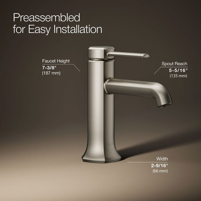 KOHLER K-27000-4K Occasion Single-handle bathroom sink faucet, 1.0 gpm
