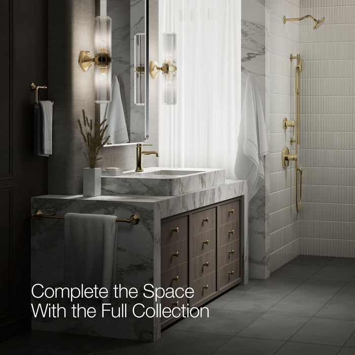 KOHLER K-27000-4N Occasion Single-handle bathroom sink faucet, 0.5 gpm, vibrant french gold - view 4