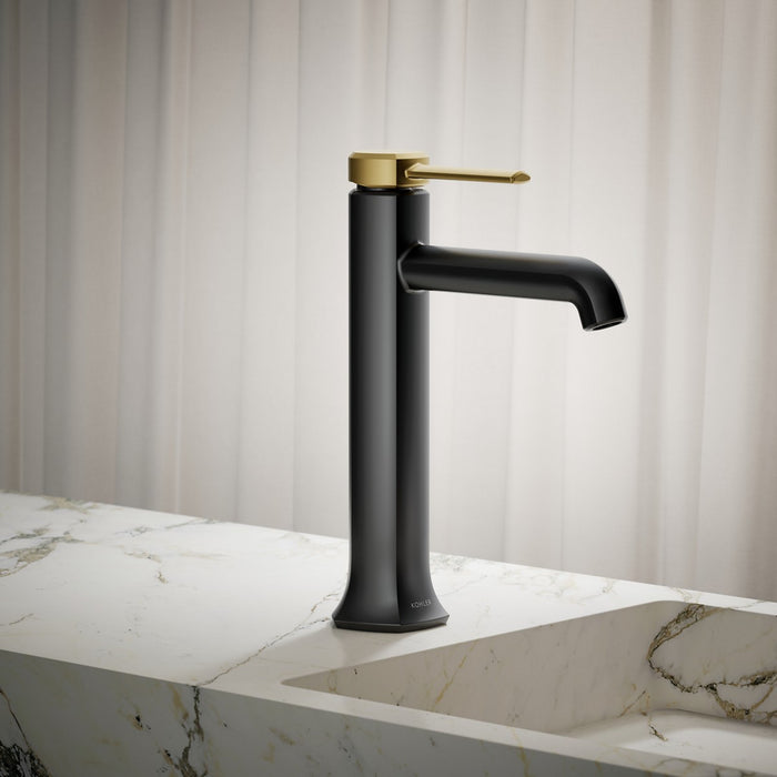 KOHLER K-27003-4 Occasion Tall single-handle bathroom sink faucet, 1.2 gpm