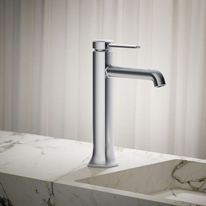 KOHLER K-27003-4 Occasion Tall single-handle bathroom sink faucet, 1.2 gpm