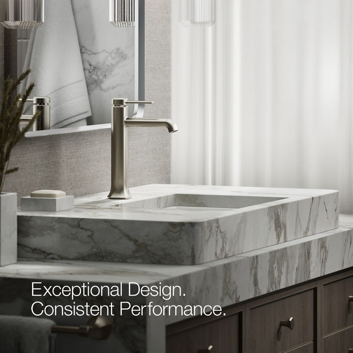 KOHLER K-27003-4 Occasion Tall single-handle bathroom sink faucet, 1.2 gpm