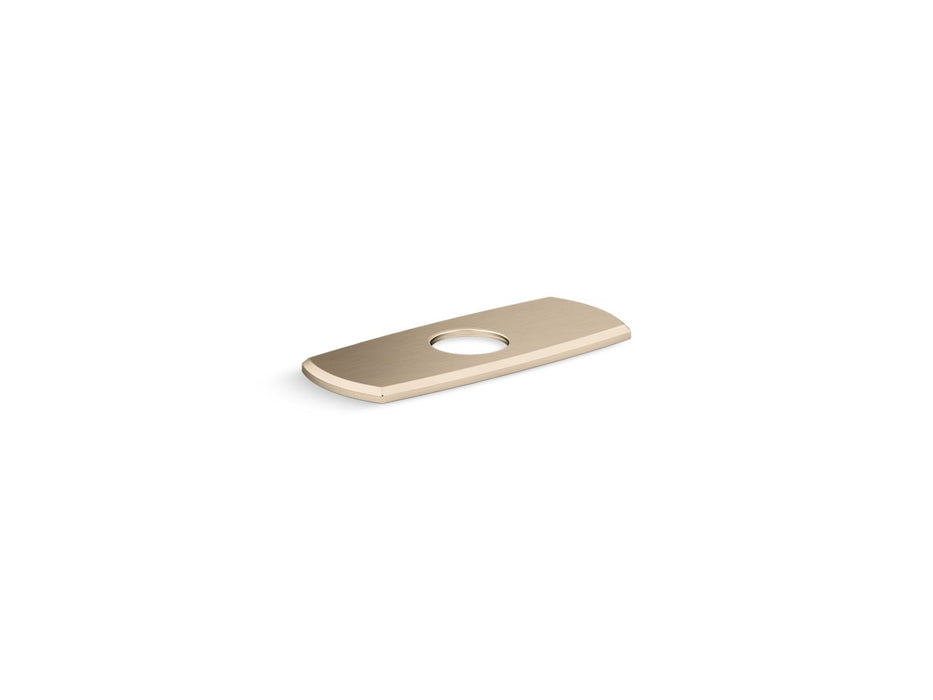 KOHLER K-27007 Occasion Escutcheon plate, vibrant brushed bronze