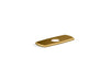 KOHLER K-27007 Occasion Escutcheon plate, vibrant brushed moderne brass