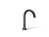 KOHLER K-27008 Occasion Bathroom sink faucet spout with Cane design, 1.2 gpm, matte black