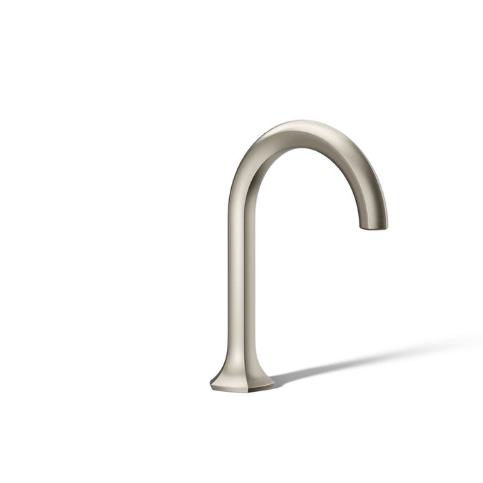 KOHLER K-27008 Occasion Bathroom sink faucet spout with Cane design, 1.2 gpm, vibrant brushed nickel - view 3