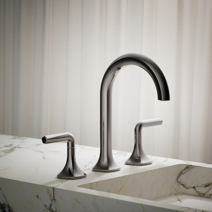 KOHLER K-27008-K Occasion Bathroom sink faucet spout with Cane design, 1.0 gpm