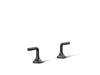 KOHLER K-27010-4 Occasion Lever bathroom sink faucet handles, matte black
