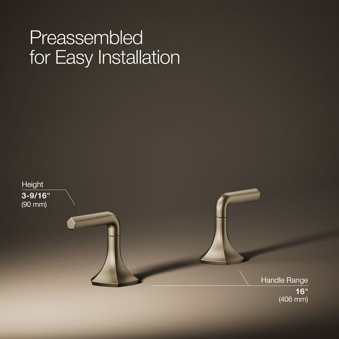 KOHLER K-27010-4 Occasion Lever bathroom sink faucet handles