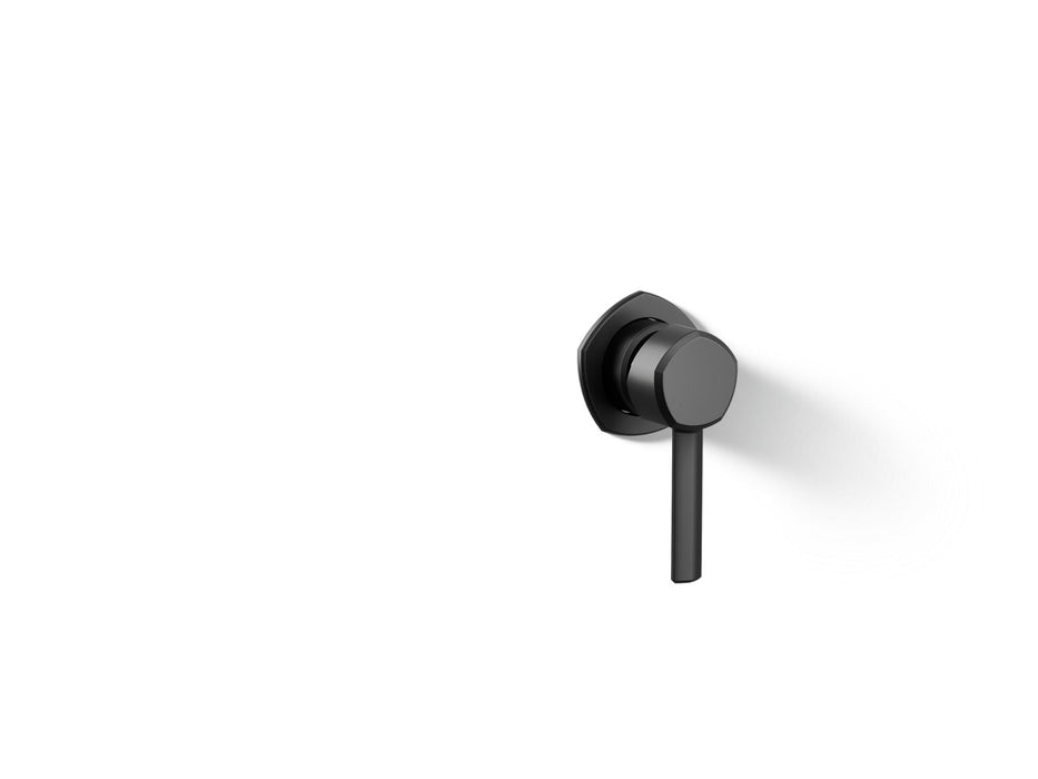 KOHLER K-27012-4 Occasion Wall-mount bathroom sink faucet handle, matte black