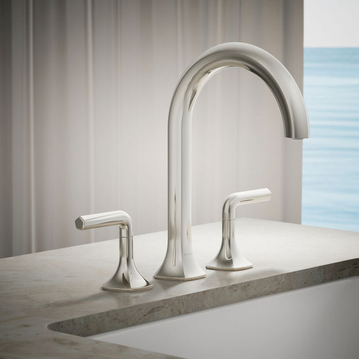 KOHLER K-27016 Occasion Deck-mount bath spout with Cane design, vibrant polished nickel - view 2
