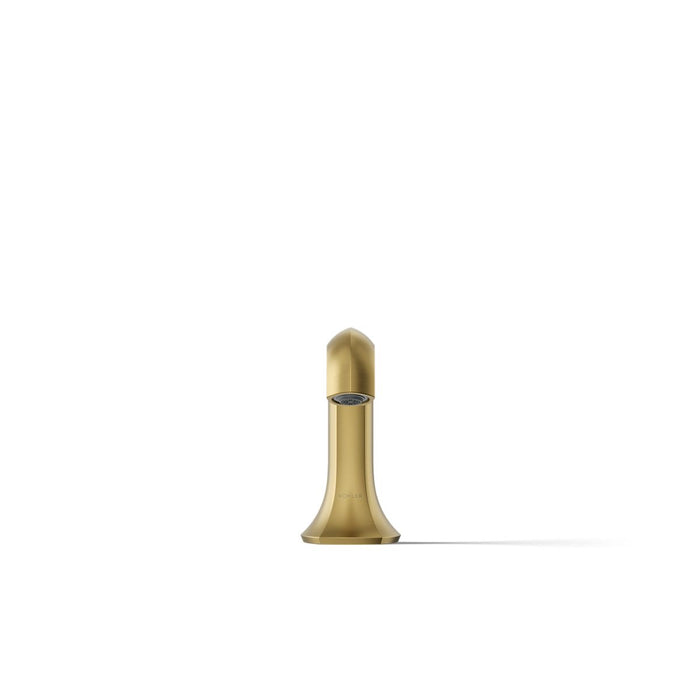 KOHLER K-27017 Occasion Deck-mount bath spout with Straight design, vibrant brushed moderne brass - view 2