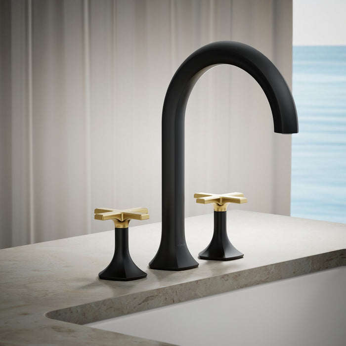 KOHLER K-27018-3 Occasion Deck-mount bath faucet handles with Cross design