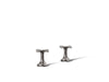 KOHLER K-27018-3 Occasion Deck-mount bath faucet handles with Cross design, vibrant titanium
