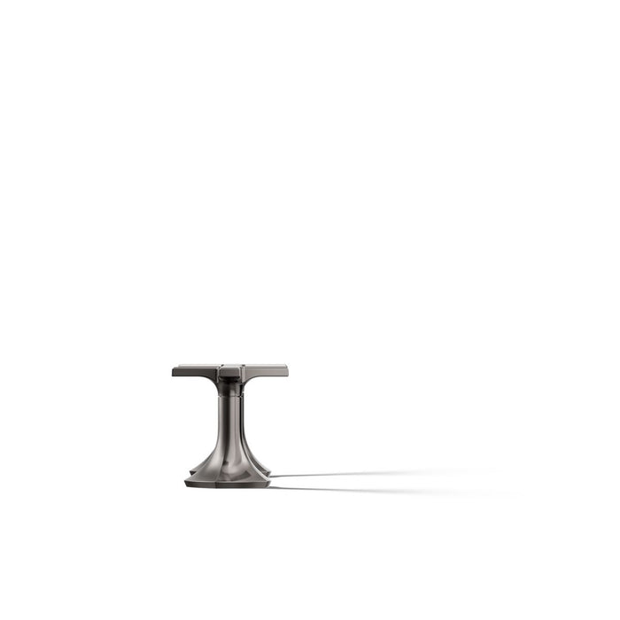 KOHLER K-27018-3 Occasion Deck-mount bath faucet handles with Cross design, vibrant titanium - view 5