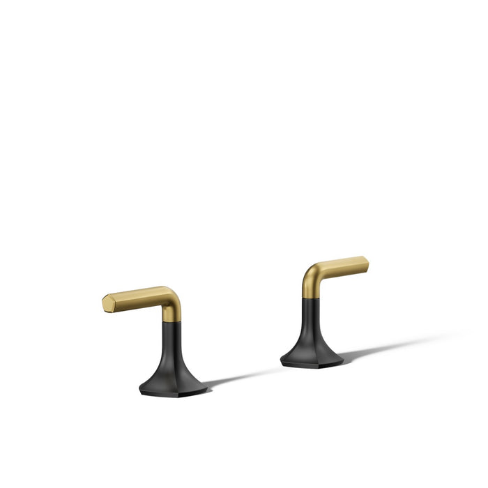 KOHLER K-27018-4 Occasion Deck-mount bath faucet handles with Lever design